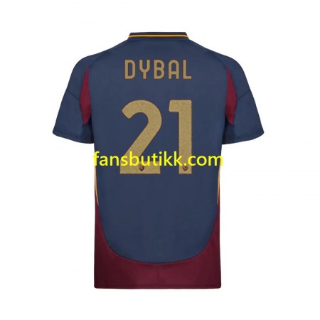 Fotballdrakt AS Roma Paulo Dybala 21 Tredjetrøye 2024-2025 Kortermet